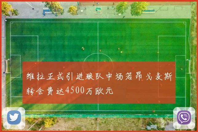 维拉正式引进狼队中场若昂戈麦斯转会费达4500万欧元